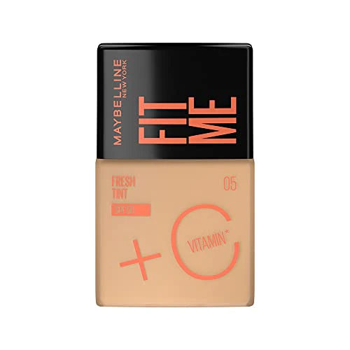 Fit Me Fresh Tint Base de Maquillaje FPS50+Vitamina C Maybelline