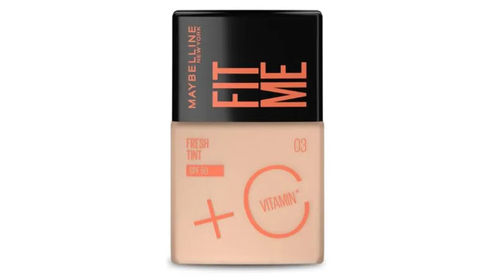 Fit Me Fresh Tint Base de Maquillaje FPS50+Vitamina C Maybelline