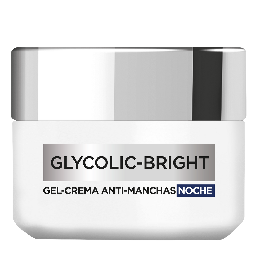 Gel Crema Noche  Glycolic Bright Antimanchas Loreal
