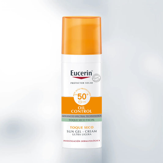 Protector Solar Facial Oil Free Toque Seco FPS50 Eucerin