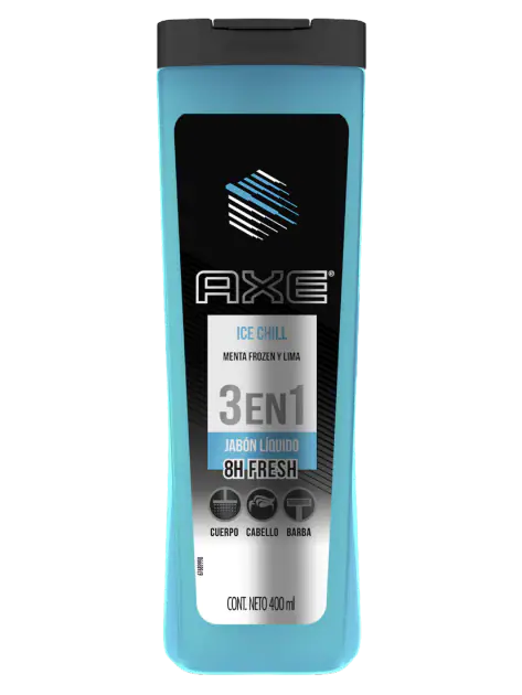 Jabon Liquido Corporal Ice Chill Axe