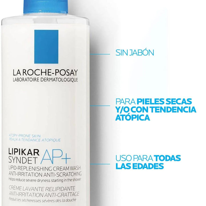 Lipikar Syndet AP+ Crema de Ducha La Roche Posay