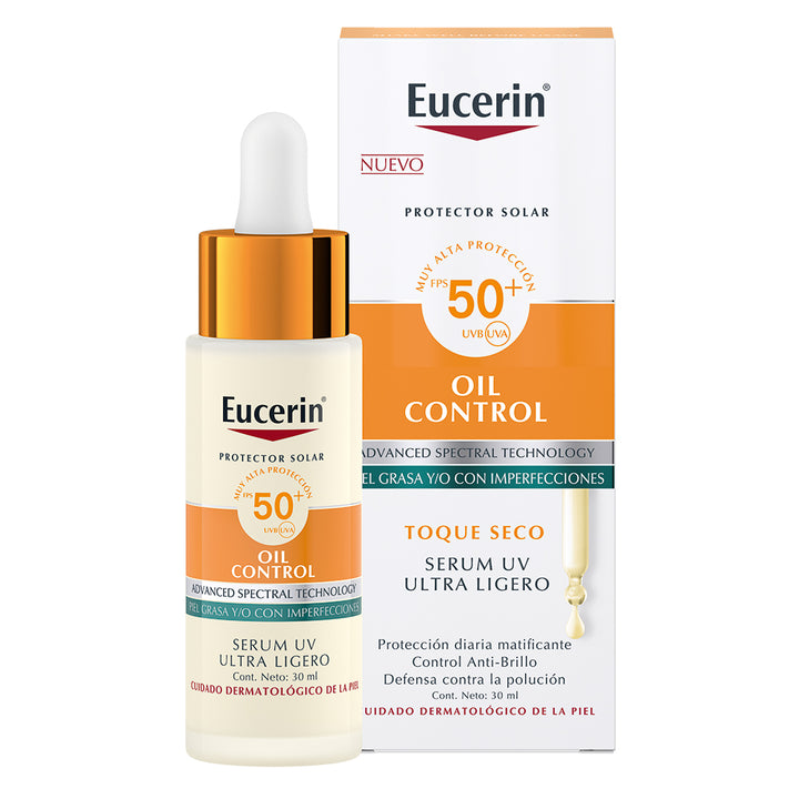 Toque Seco Serum Uv Ultra Ligero Oil Control FPS50+ Eucerin