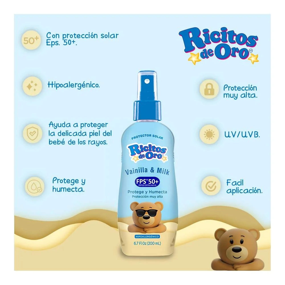 Ricitos De Oro Vainilla & Milk Protector Solar FPS50