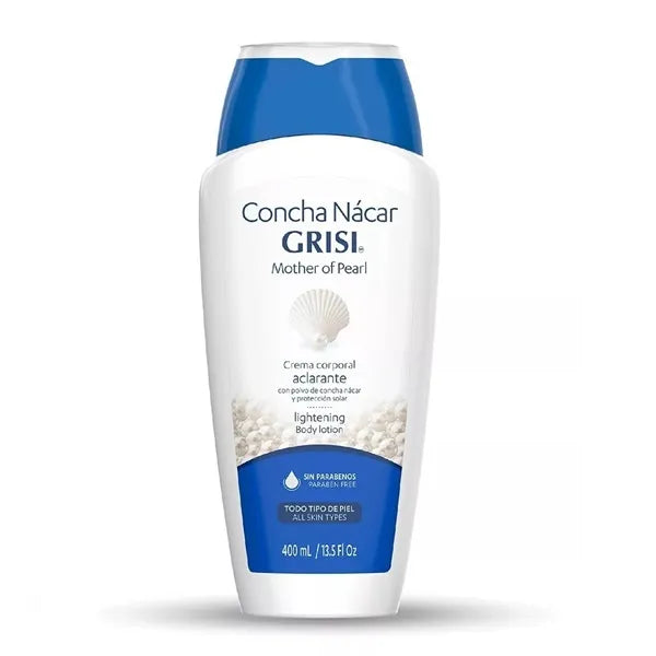 Concha Nacar Crema Corporal Aclarante Grisi