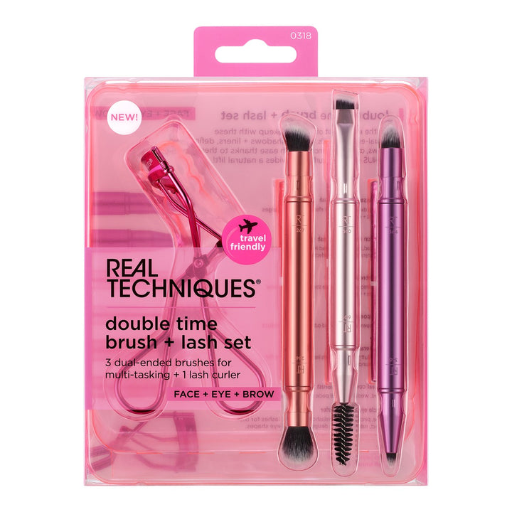 Double Time Brush + Lash Set Real Techniques