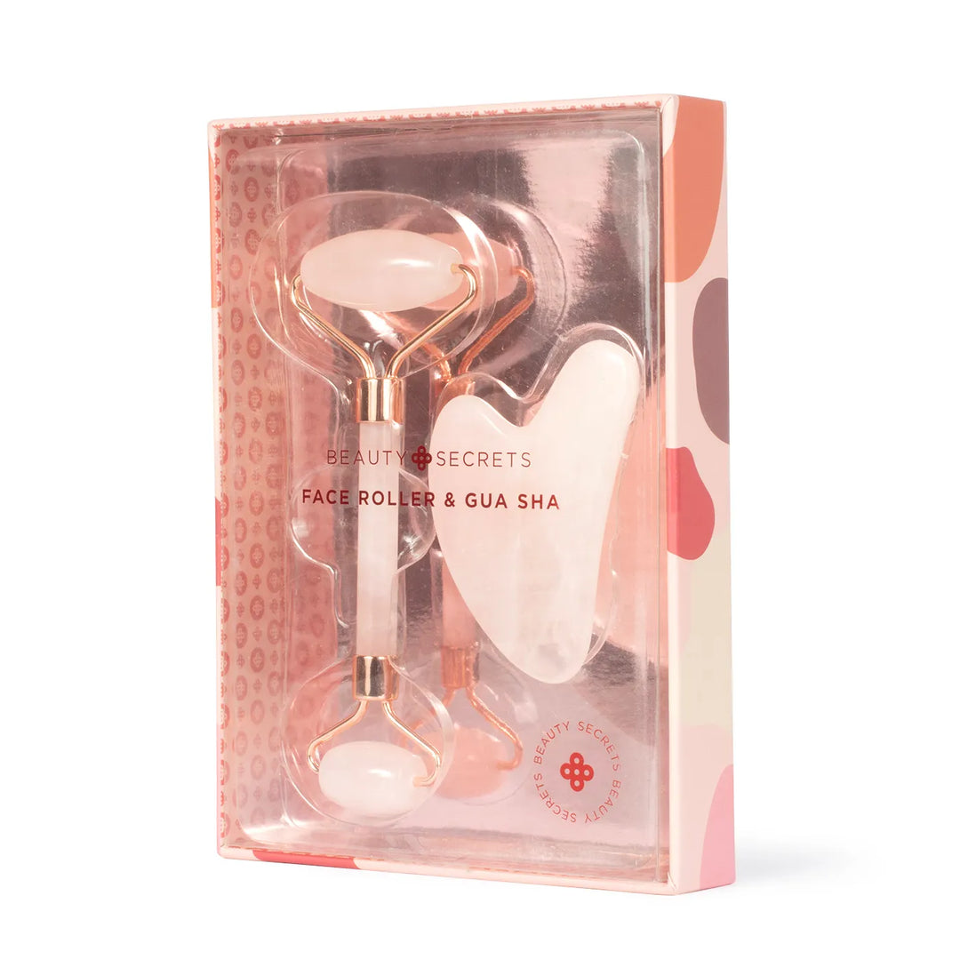 Face Roller & Gua Sha Beauty Secrets Set