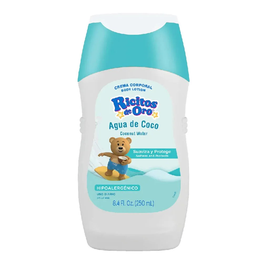 Ricitos de Oro Agua de Coco Crema Corporal