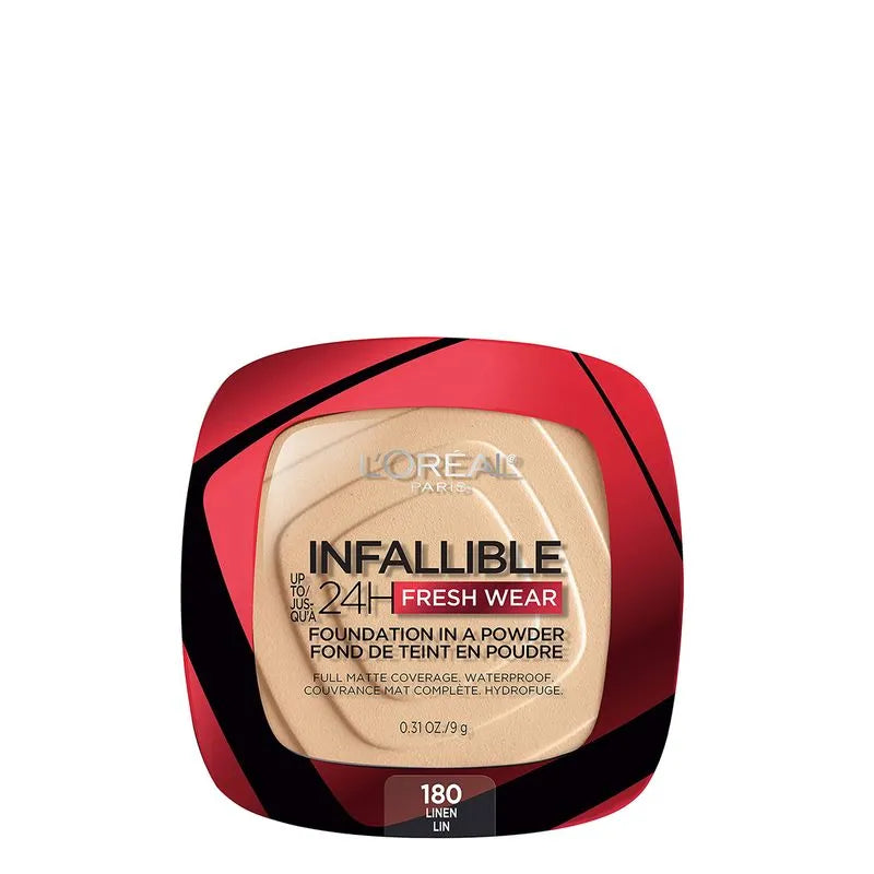 Polvo Compacto Infallible Fresh Wear No.180 Loreal Paris