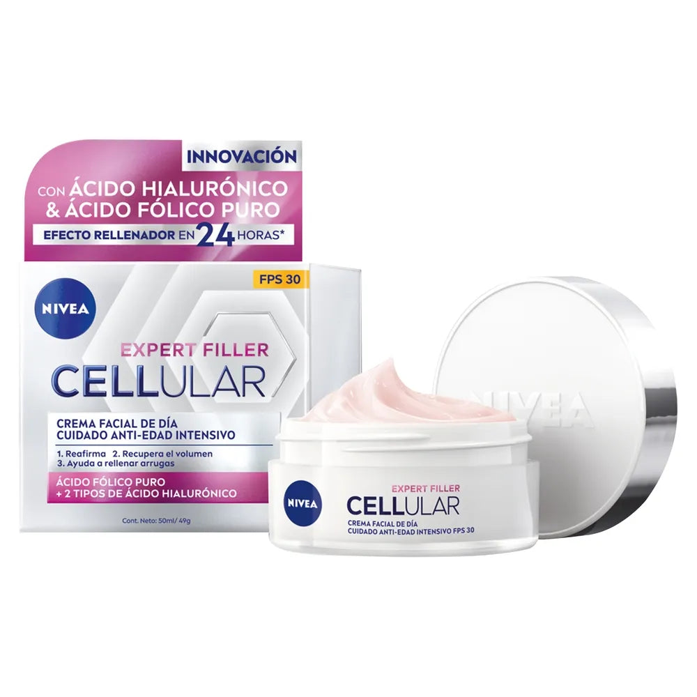 Cellular Expert Filler Crema Facial Anti-Edad Dia FPS 30 Nivea