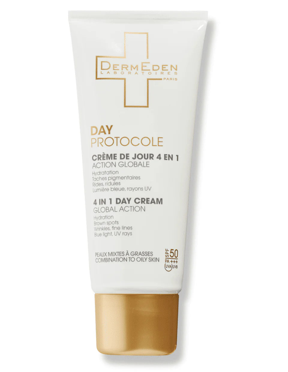 Day Protocole 4 en 1 Day Cream FPS50 DermEden