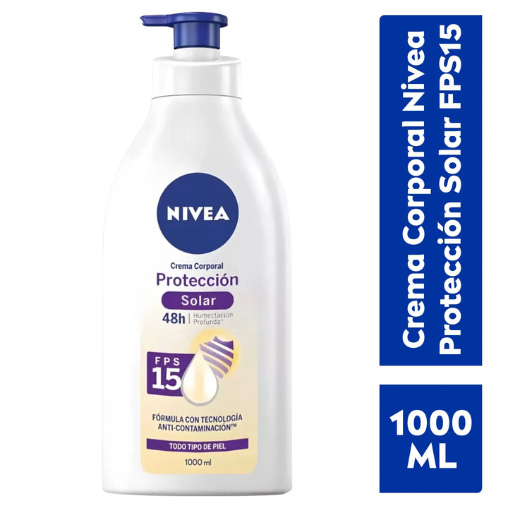 Crema Corporal Proteccion Solar FPS15 Nivea