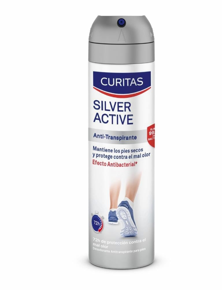 Silver Active Anti Transpirante para Pies Curitas