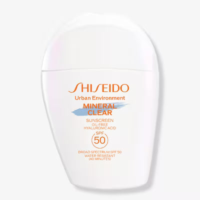 Urban Environment Mineral Clear Sunscreen SPF50 Shiseido