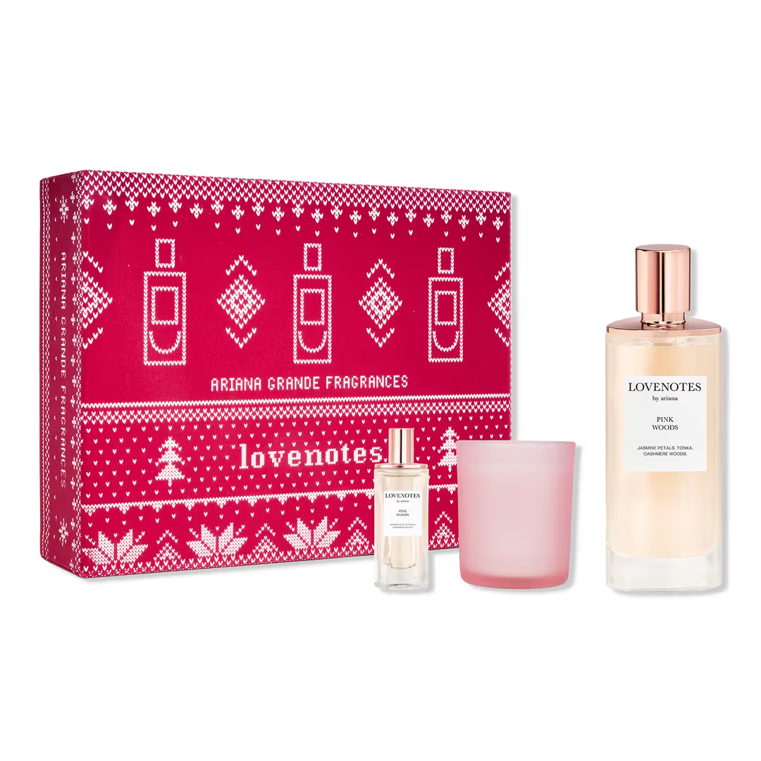 Lovenotes Pink Woods 3Piece Gift Set Ariana Grande