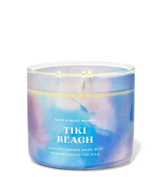 Vela Tres Mechas Tiki Beach Bath & Body Works