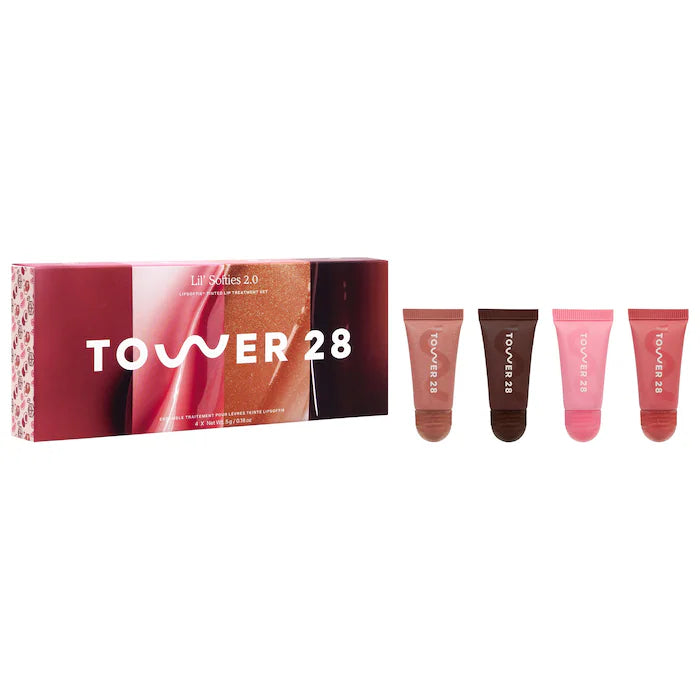 LipSoftie tinted Lip Treatment Set Tower 28