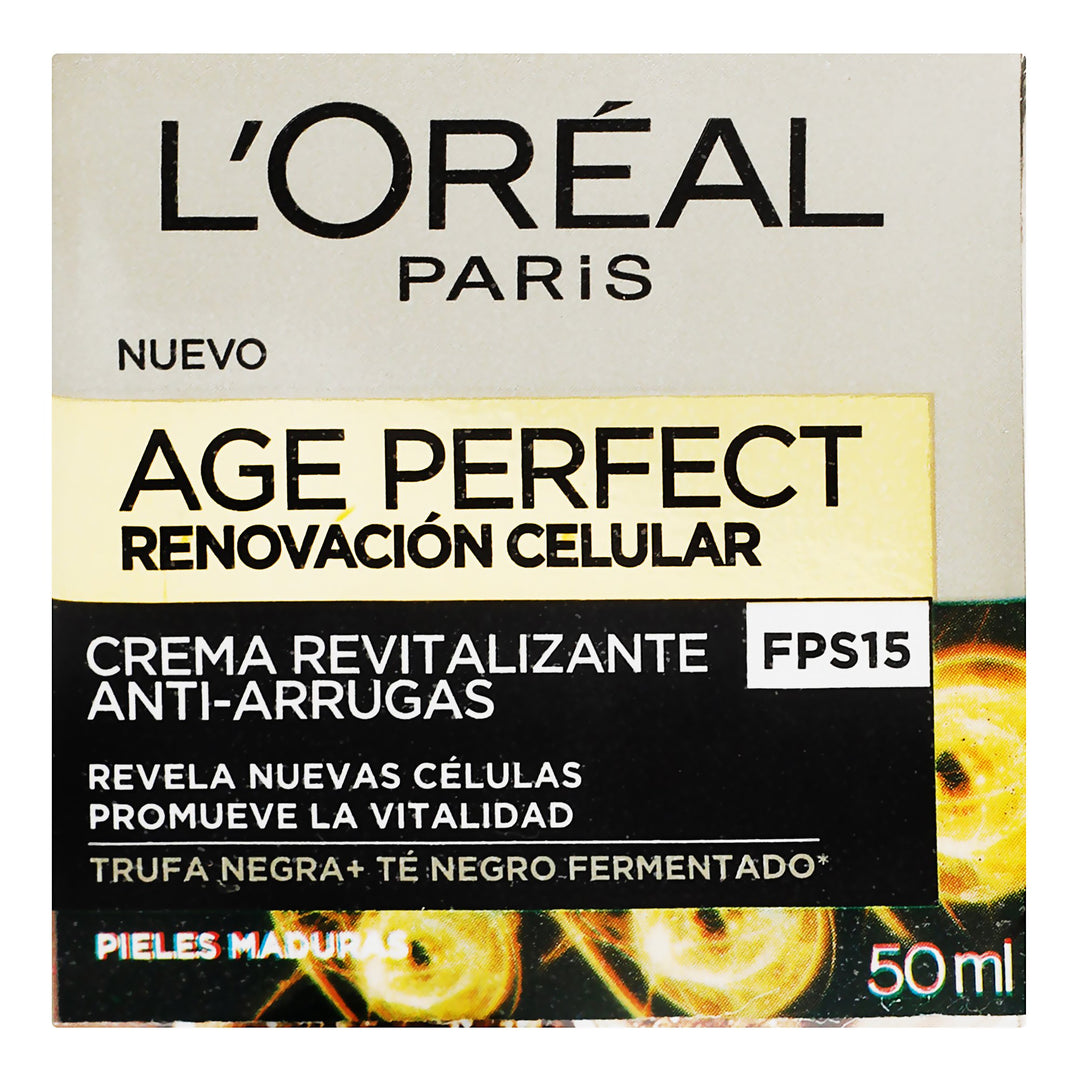Age Perfect Crema Revitalizante Anti Arrugas FPS15 Loreal Paris
