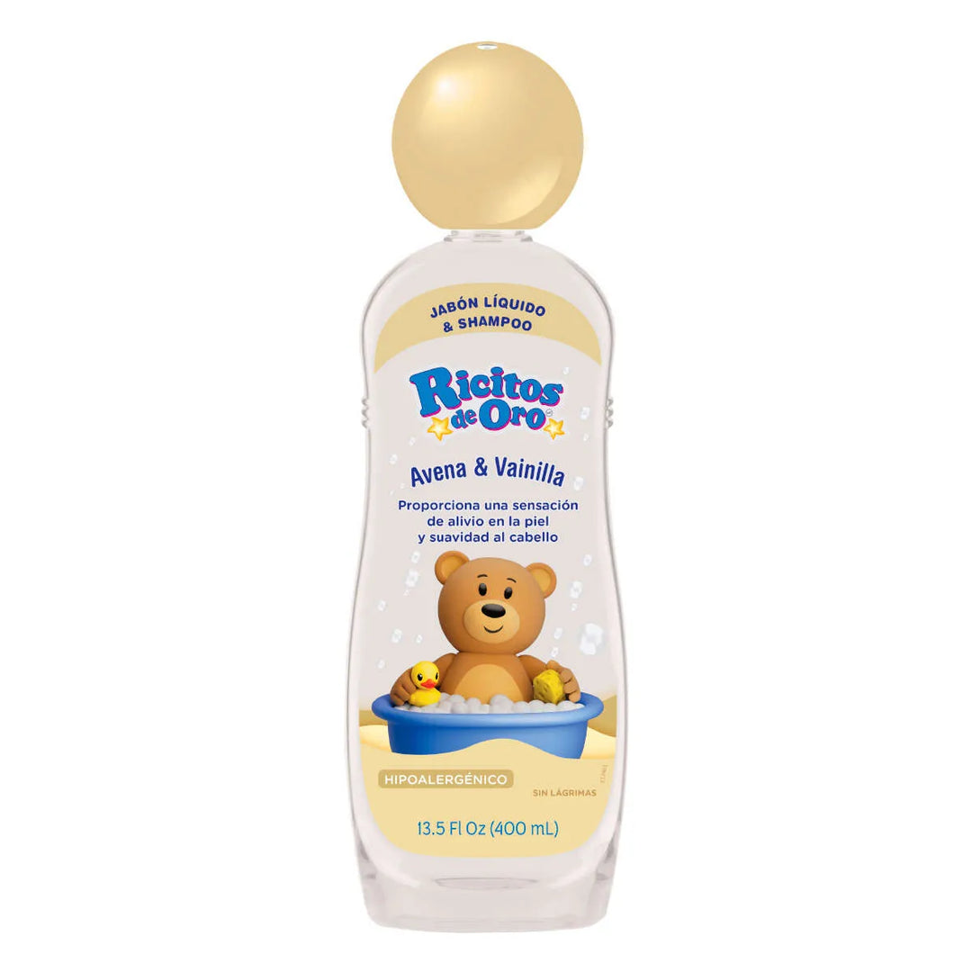 Ricitos de Oro Jabón Avena y Vainilla Jabón Liquido & Shampoo