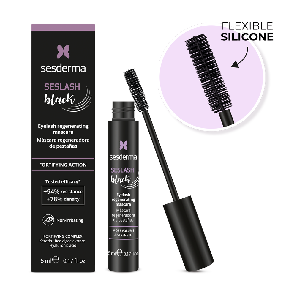 Seslash Black Mascara Regeneradora Pestañas Sesderma