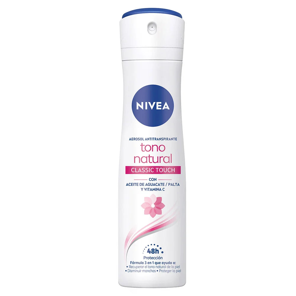 Aerosol Aclarante Tono Natural Classic Touch Nivea