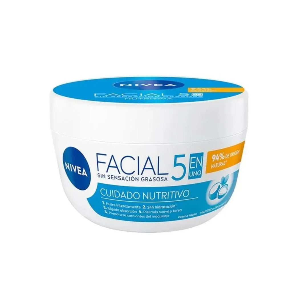 Crema Facial 5 en 1 Cuidado Nutritivo Nivea