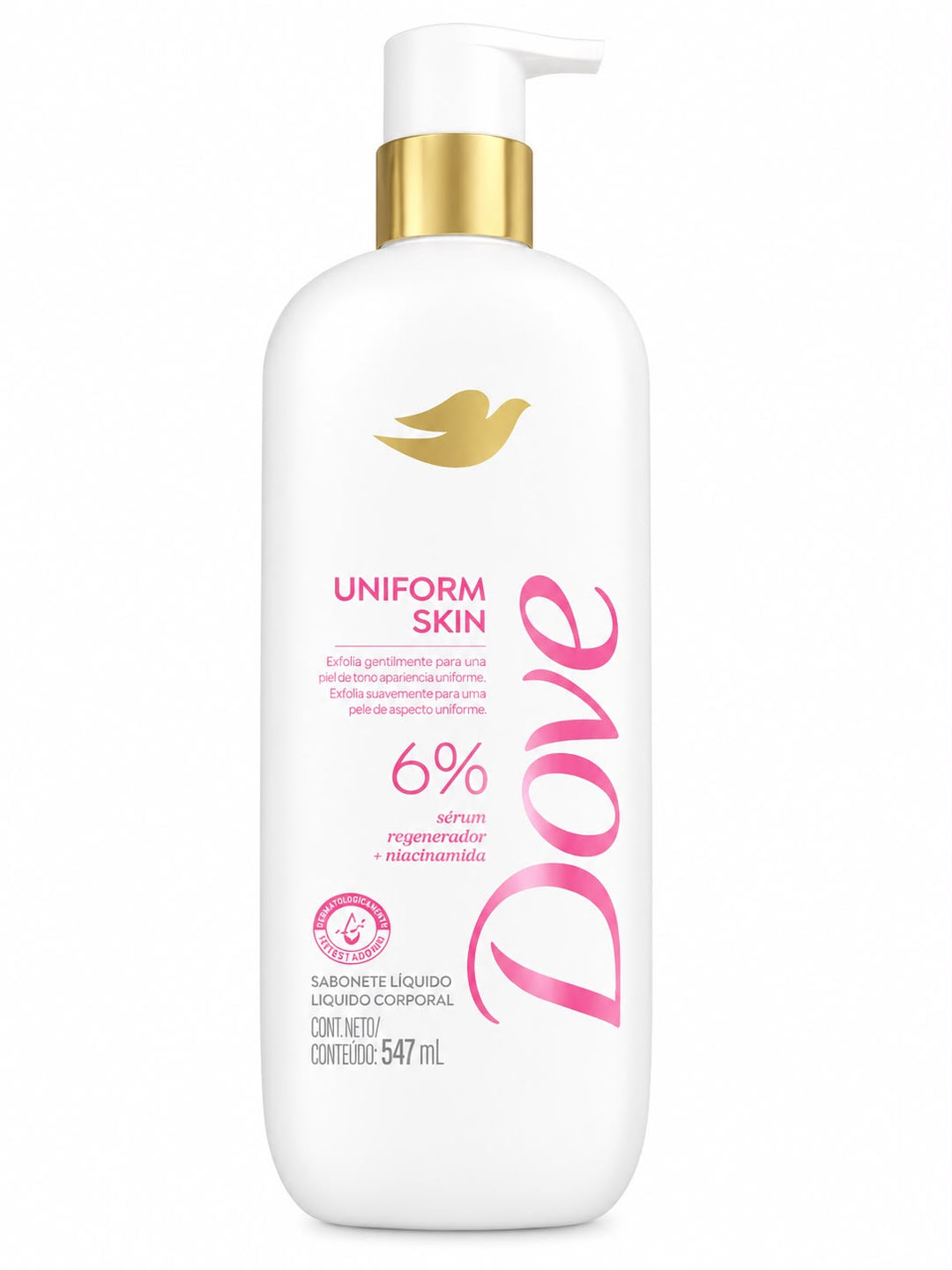 Jabon Liquido Corporal Uniform Skin 6% Dove