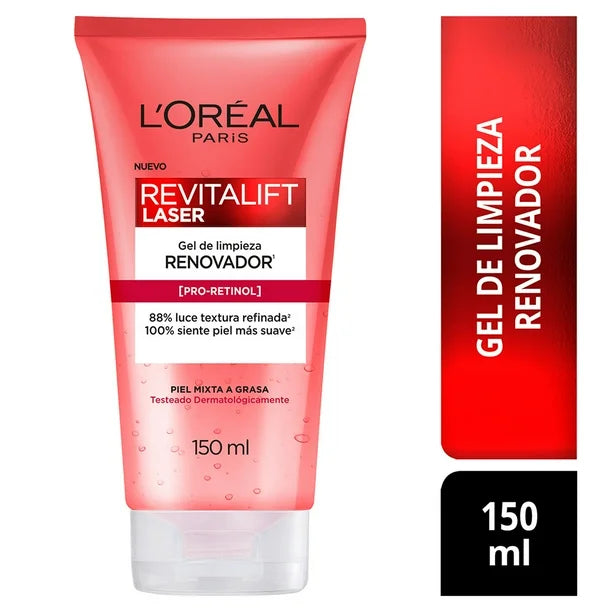 Gel De Limpieza Renovador Revitalift Laser Loreal Paris