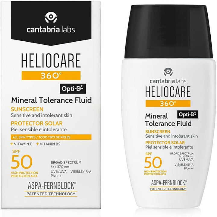 Protector Solar Mineral Tolerance Fluid FPS50 Heliocare 360º