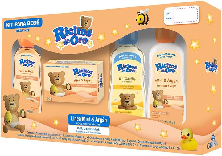 Ricitos de Oro Baby Kit Grisi 4P