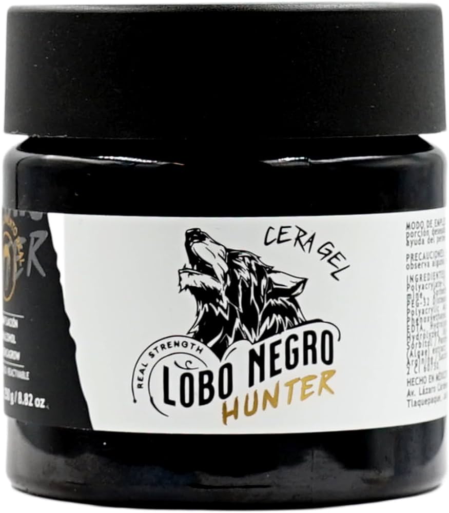 Cera Gel Hunter Lobo Negro