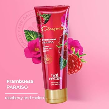 Crema Corporal Frambuesa  Delicia Pleasures Bio Scents