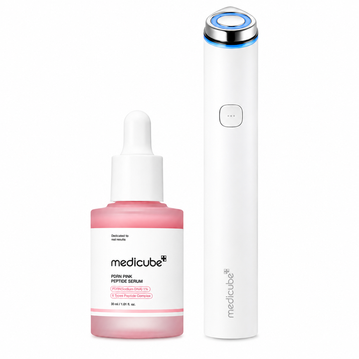 Set Age Booster Pro Mini + PDRN Pink Peptide Serum Medicube