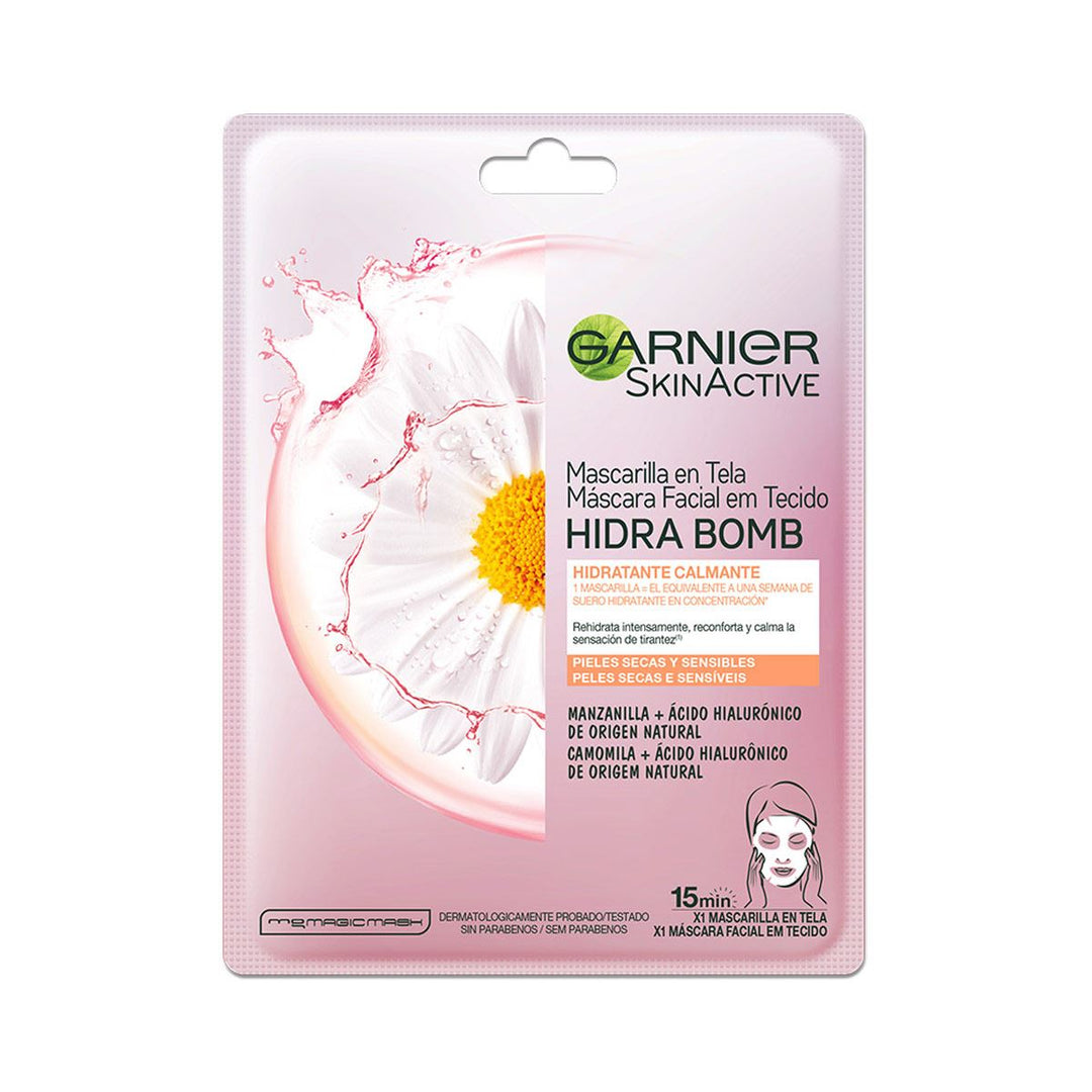 Mascarilla En Tela Hidra Bomb Garnier