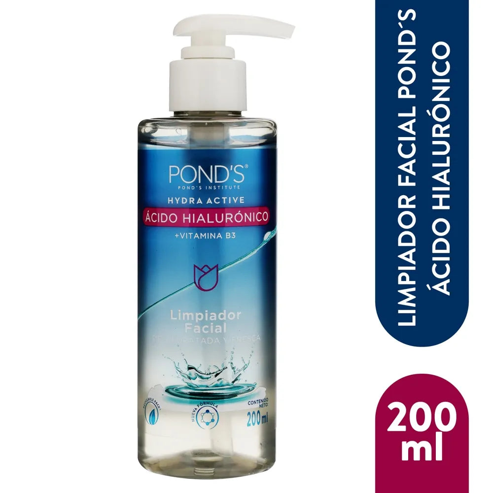 Gel Limpiador Hydra Active Acido Hialuronico Pond´s