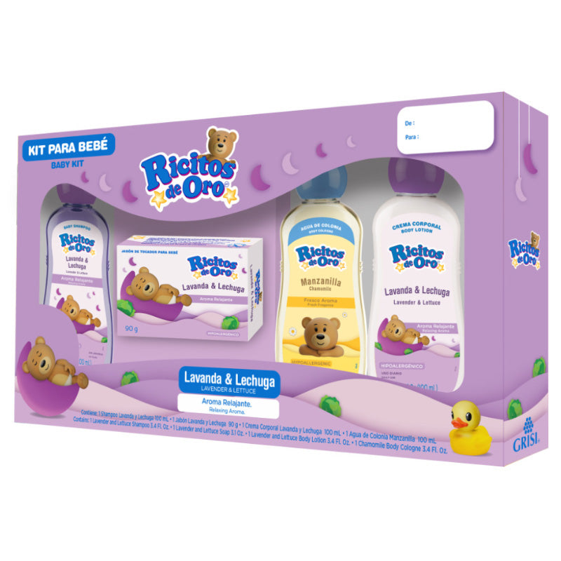 Ricitos de Oro Baby Kit Grisi 4P