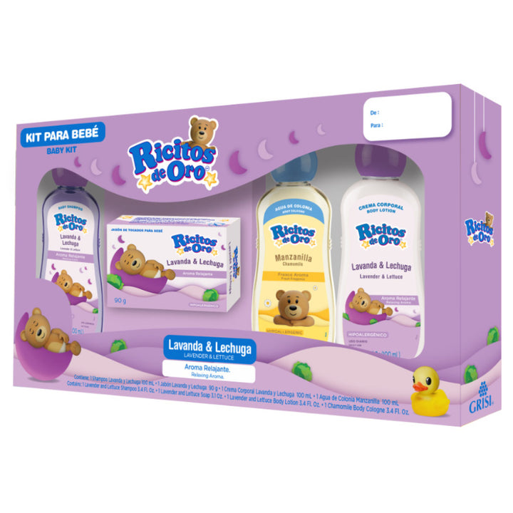 Ricitos de Oro Baby Kit Grisi 4P