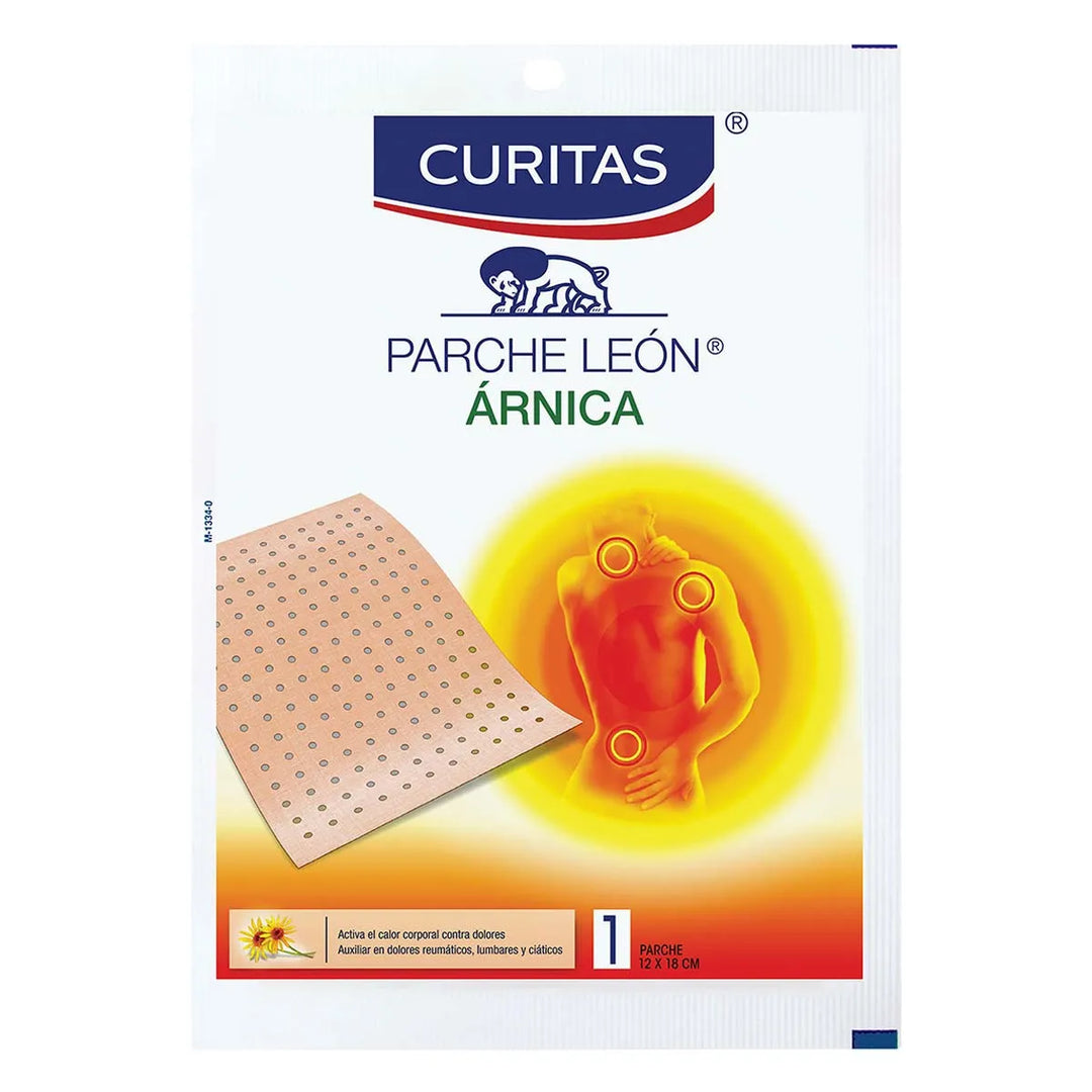 Parche Leon Arnica Dolor Leve 12*18cm Curitas