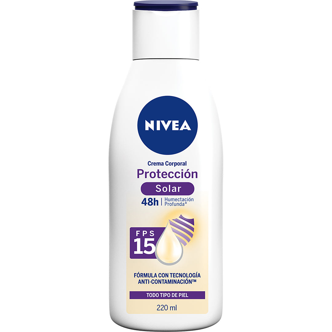 Crema Corporal Proteccion Solar FPS15 Nivea