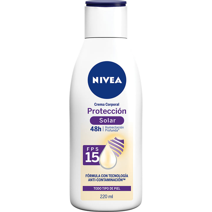 Crema Corporal Proteccion Solar FPS15 Nivea