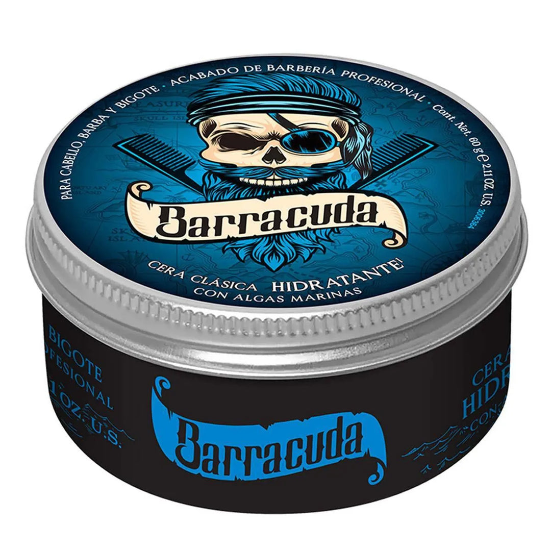 Cera Clasica Hidratante Cabello, Barba y Bigote Barracuda