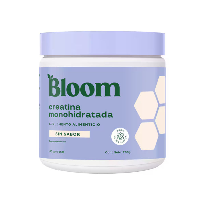 Creatina Monohidratada Suplemento Alimenticio Sin Sabor Bloom
