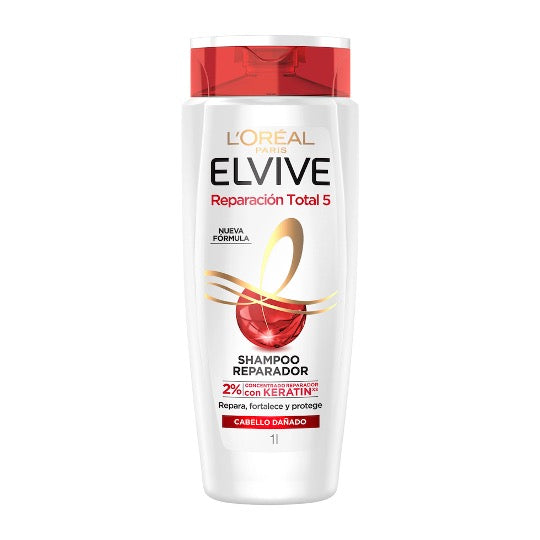 Reparacion Total 5 2% Keratin Shampoo Loreal Elvive