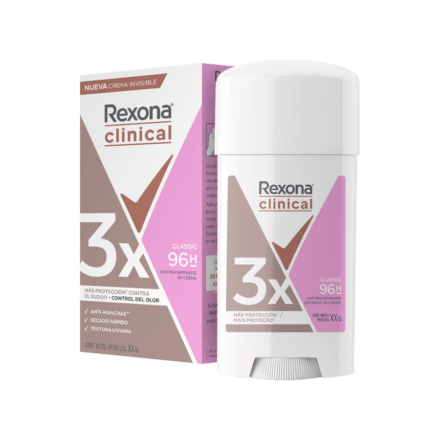 Rexone Antitranspirante en Crema Classic Clinical Rexona 58g – Glow Skincare