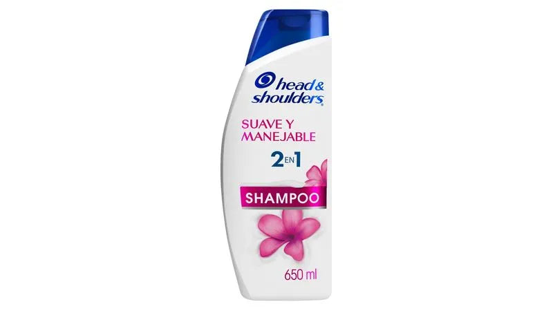 Suave y Manejable 2 en 1 Shampoo Head & Shoulders