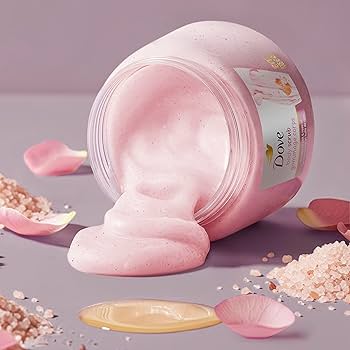 Exfoliante Corporal Sal Del Himalaya-Aceite De Rosa Florales Dove