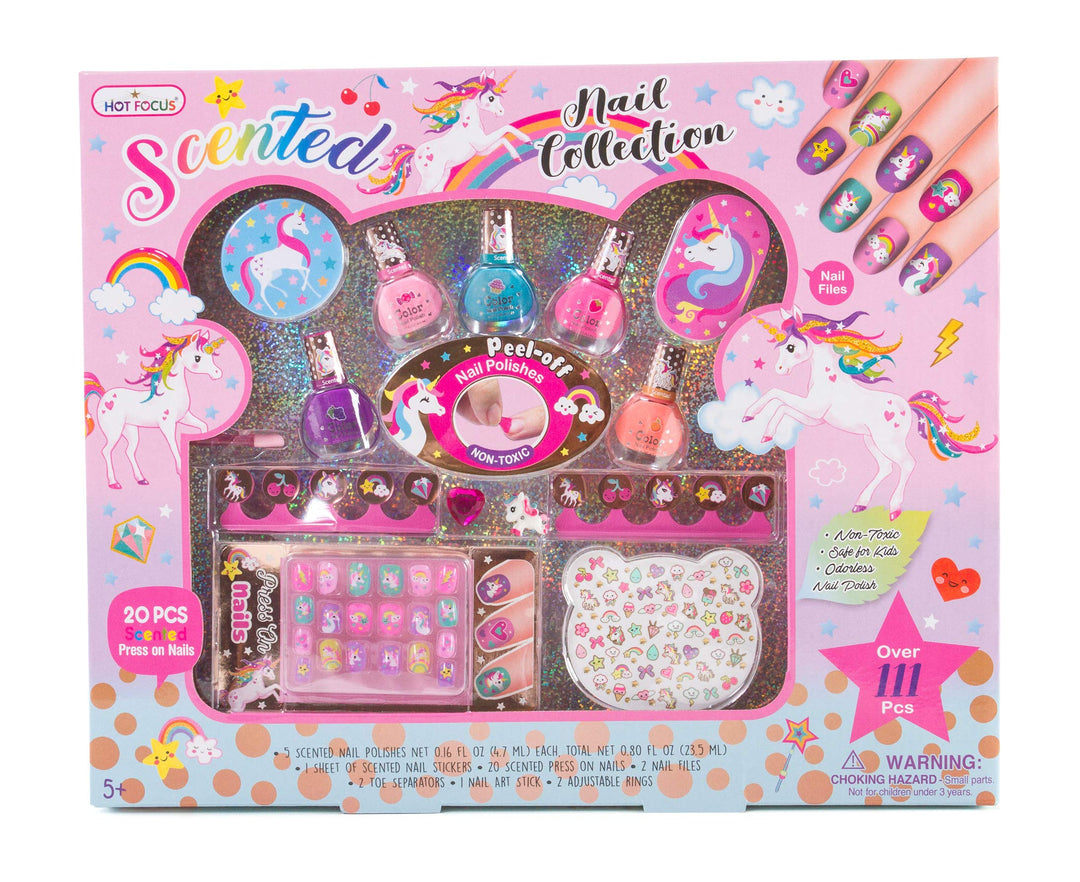 Juego de Uñas Con Aroma y Accesorios Scented 33P