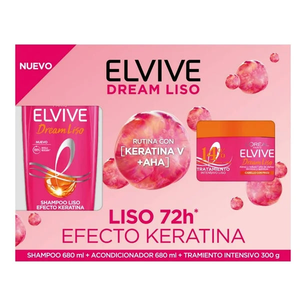 Pack Dream Liso Elvive 3P