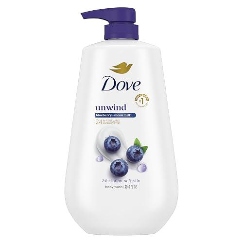 Unwind Blueberry + Moon Milk Body Wash Dove