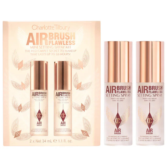 Airbrush Flawless Setting Spray Mini Set Charlotte Tilbury